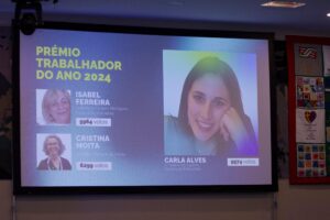 Carla Alves, da Familiar de Espinho, eleita Trabalhadora do Ano Carla Alves, da Familiar de Espinho, eleita Trabalhadora do Ano