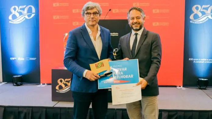 PIPM 2026 VENCEDOR_MutualistaDaCovilha Inovação no mutualismo. Prémio Inovar Para Melhorar 2026 entregue à Mutualista da Covilhã