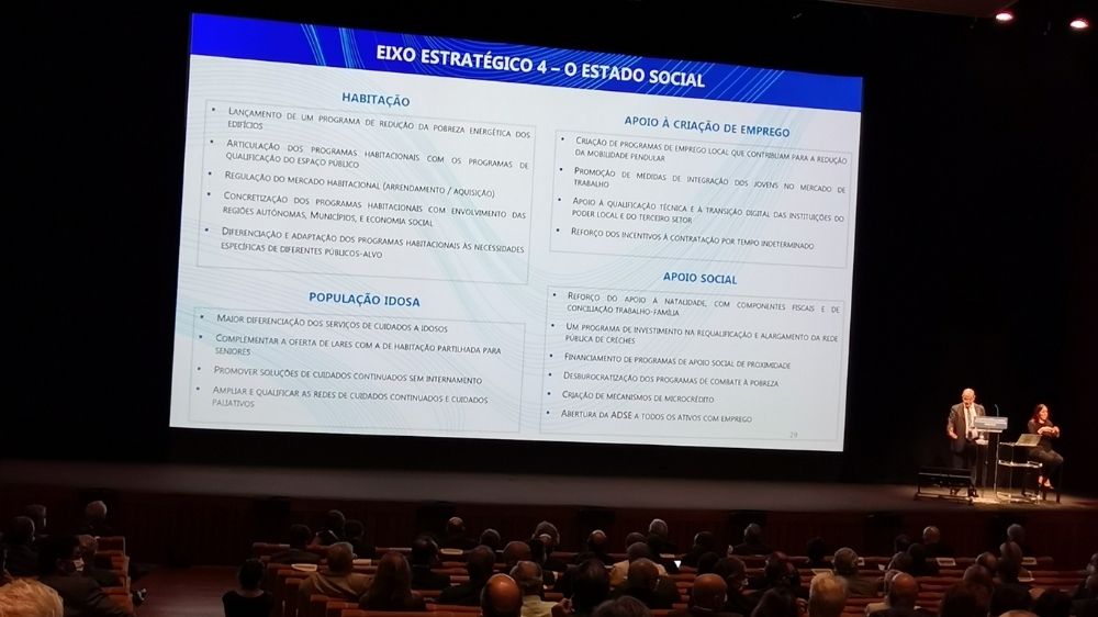 Visão Estratégica para o país com 109 contributos na área social Visão Estratégica para o país com 109 contributos na área social