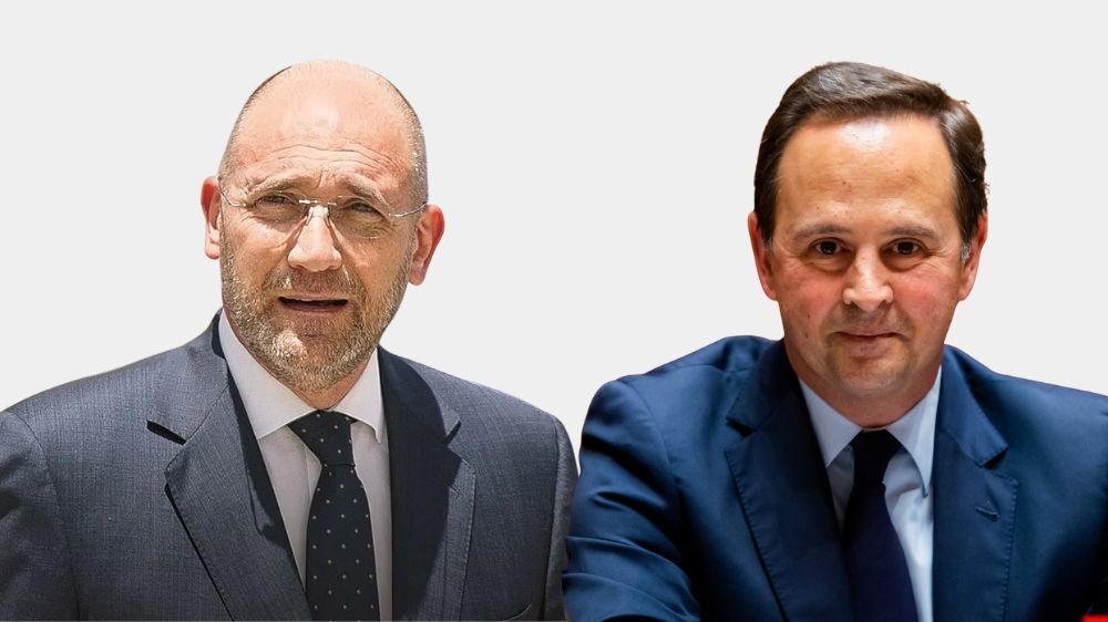 Passos Coelho e Fernando Medina na conferência da tarde do DNM